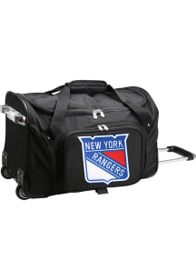 New York Rangers Black 22 Rolling Duffel Luggage