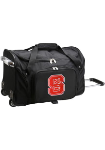NC State Wolfpack Black 22 Rolling Duffel Luggage
