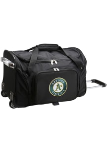 Oakland Athletics Black 22 Rolling Duffel Luggage