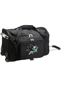 San Jose Sharks Black 22 Rolling Duffel Luggage