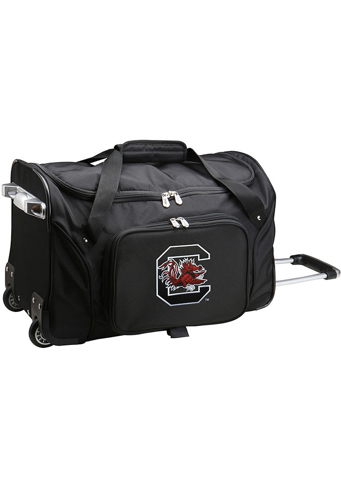 South Carolina Gamecocks Black 22 Rolling Duffel Luggage