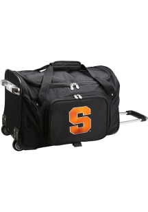 Syracuse Orange Black 22 Rolling Duffel Luggage