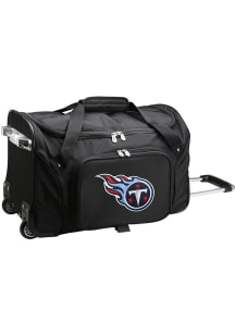 Tennessee Titans Black 22 Rolling Duffel Luggage