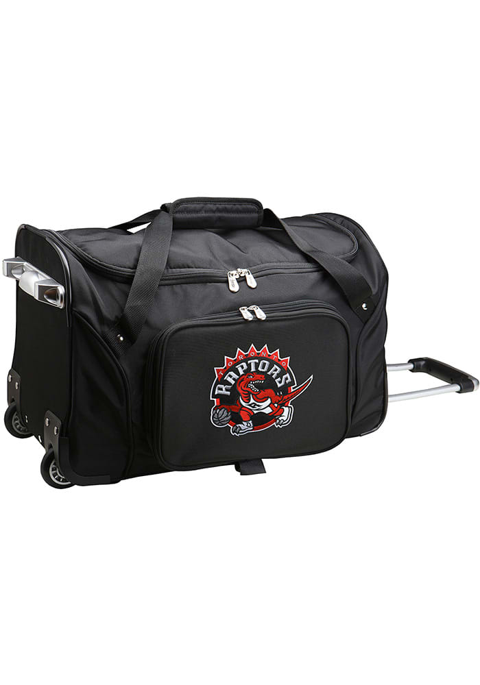 Toronto Raptors Black 22 Rolling Duffel Luggage