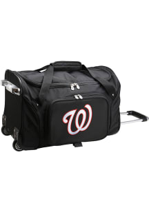 Washington Nationals Black 22 Rolling Duffel Luggage