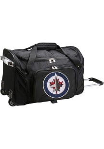 Winnipeg Jets Black 22 Rolling Duffel Luggage