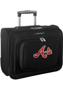 Atlanta Braves Black Overnighter Laptop Luggage