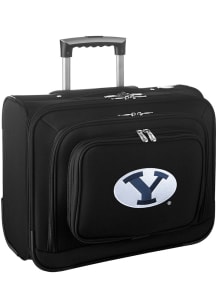 BYU Cougars Black Overnighter Laptop Luggage