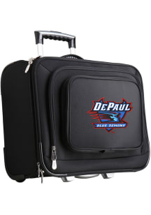 DePaul Blue Demons Black Overnighter Laptop Luggage