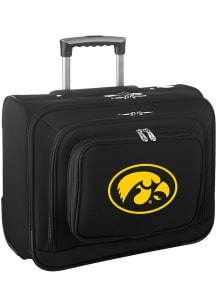 Overnighter Laptop Iowa Hawkeyes Luggage - Black