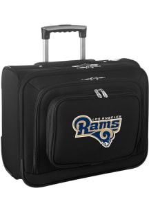 Los Angeles Rams Black Overnighter Laptop Luggage