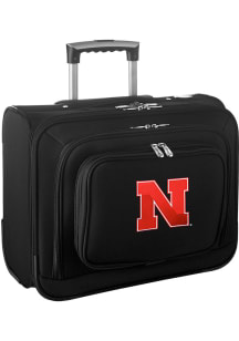 Overnighter Laptop Nebraska Cornhuskers Luggage - Black