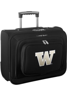 Overnighter Laptop Washington Huskies Luggage - Black