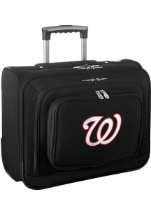Washington Nationals Black Overnighter Laptop Luggage