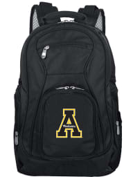 Appalachian State Mountaineers Black 19 Laptop Backpack