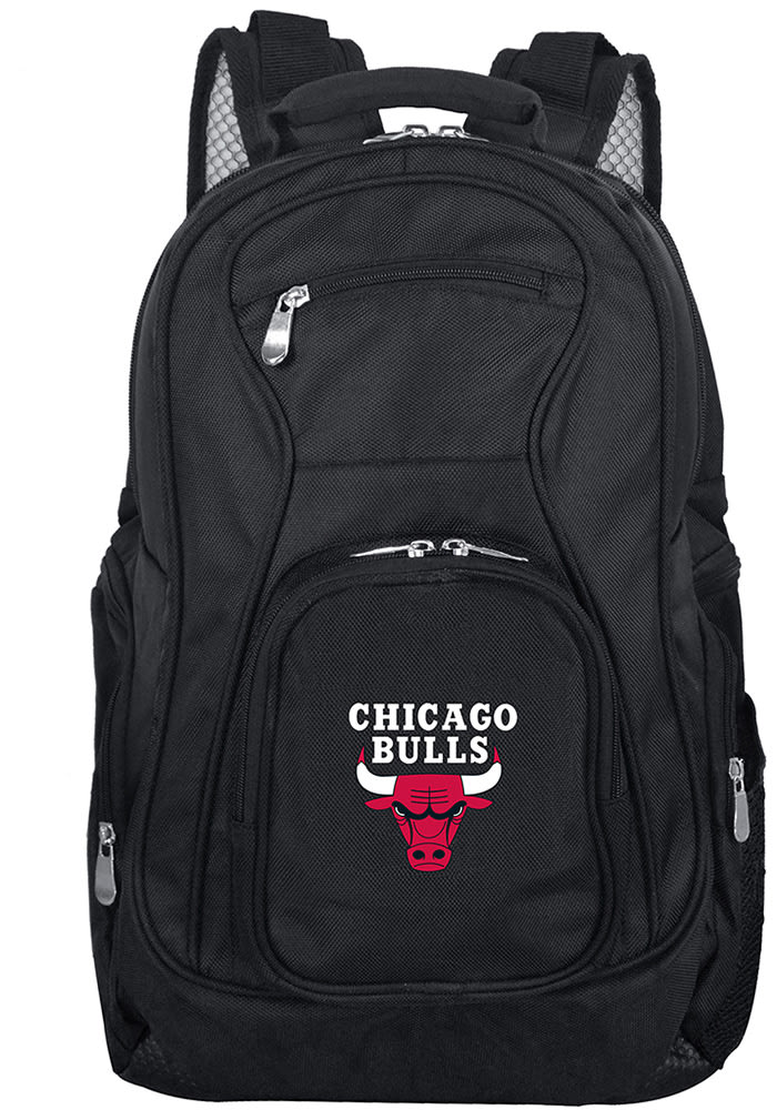 Chicago Bulls Black 19 Laptop Backpack