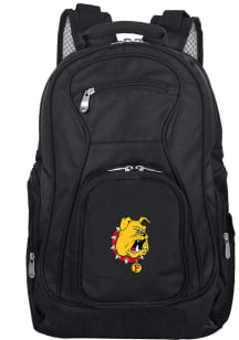 Mojo Ferris State Bulldogs Black 19 Laptop Backpack