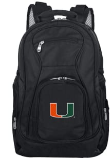 Mojo Miami Hurricanes Black 19 Laptop Backpack