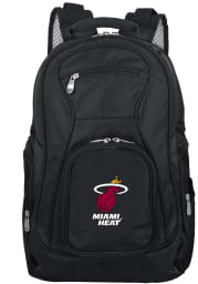 Miami Heat Black 19 Laptop Backpack