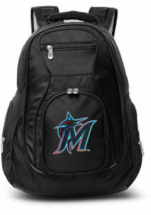 Mojo Miami Marlins Black 19 Laptop Backpack