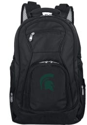 Michigan State Spartans Black 19 Laptop Backpack