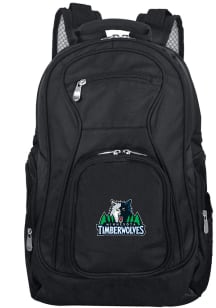 Mojo Minnesota Timberwolves Black 19 Laptop Backpack