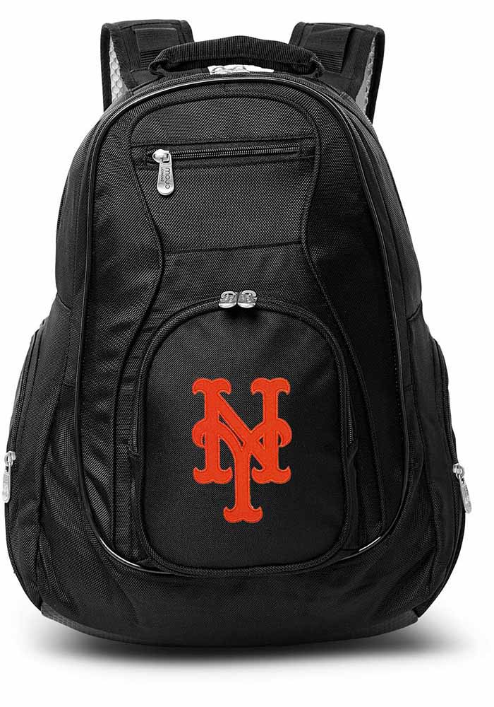 New York Mets Black 19 Laptop Backpack
