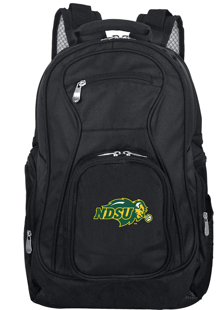 North Dakota State Bison Black 19 Laptop Backpack