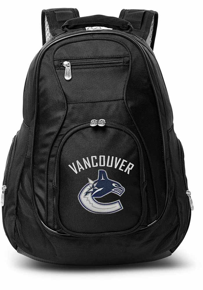 Vancouver Canucks Black 19 Laptop Backpack