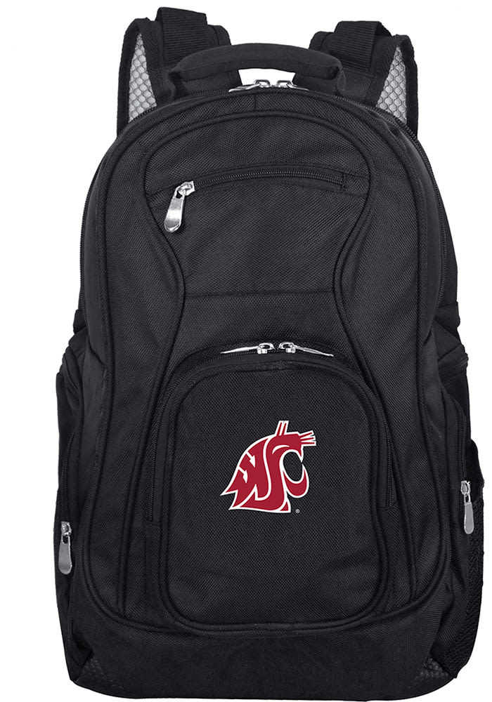 Washington State Cougars Black 19 Laptop Backpack