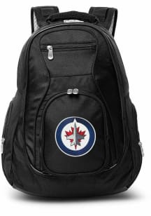 Mojo Winnipeg Jets Black 19 Laptop Backpack