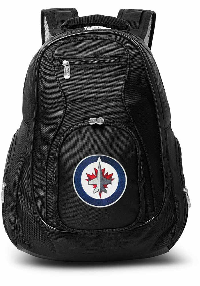 Winnipeg Jets Black 19 Laptop Backpack