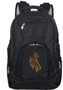 Mojo Wyoming Cowboys Black 19 Laptop Backpack
