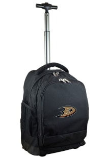 Mojo Anaheim Ducks Black Wheeled Premium Backpack