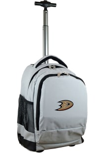 Mojo Anaheim Ducks Grey Wheeled Premium Backpack