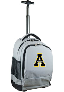 Mojo Appalachian State Mountaineers Grey Wheeled Premium Backpack