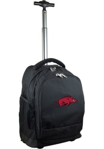 Mojo Arkansas Razorbacks Black Wheeled Premium Backpack