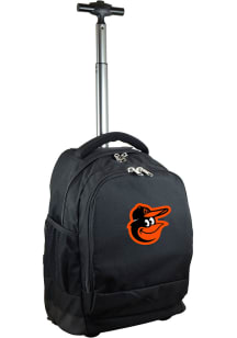 Mojo Baltimore Orioles Black Wheeled Premium Backpack