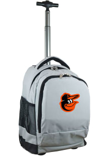 Mojo Baltimore Orioles Grey Wheeled Premium Backpack