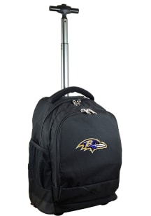 Mojo Baltimore Ravens Black Wheeled Premium Backpack
