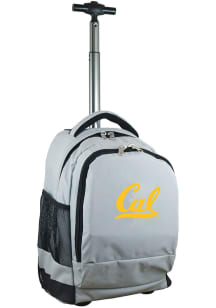 Mojo Cal Golden Bears Grey Wheeled Premium Backpack