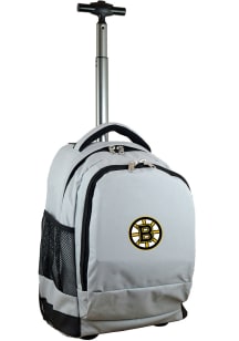 Mojo Boston Bruins Grey Wheeled Premium Backpack