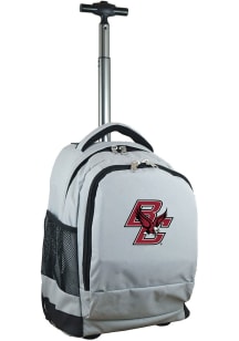 Mojo Boston College Eagles Grey Wheeled Premium Backpack