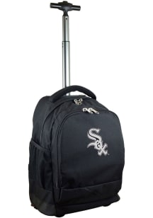 Mojo Chicago White Sox Black Wheeled Premium Backpack