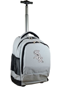 Mojo Chicago White Sox Grey Wheeled Premium Backpack