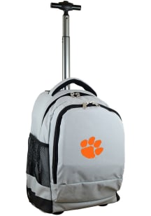 Mojo Clemson Tigers Grey Wheeled Premium Backpack