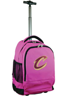 Mojo Cleveland Cavaliers Pink Wheeled Premium Backpack