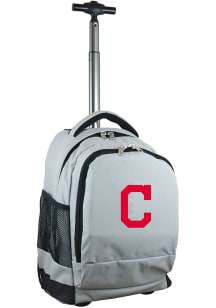 Mojo Cleveland Guardians Grey Wheeled Premium Backpack