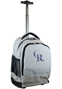 Mojo Colorado Rockies Grey Wheeled Premium Backpack