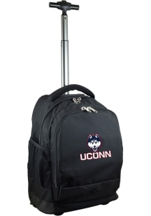 Mojo UConn Huskies Black Wheeled Premium Backpack
